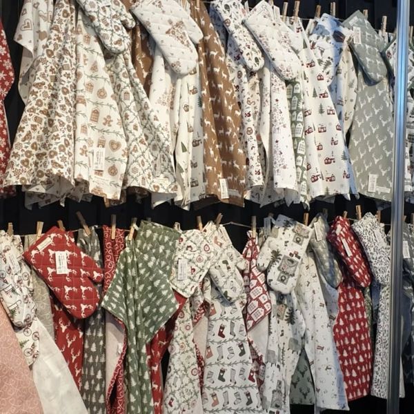 Küchenhandschuhe- und -handtücher